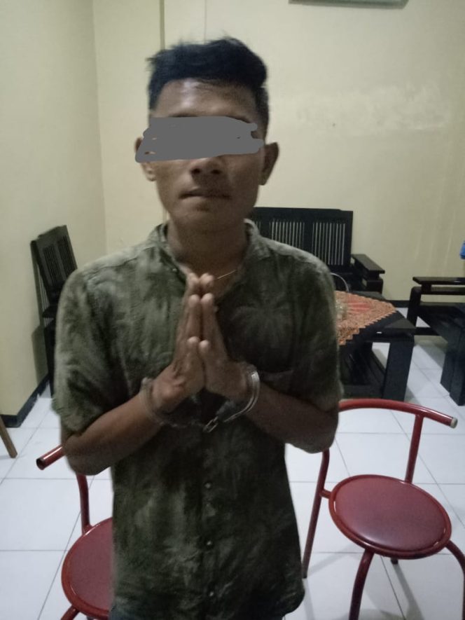 
FZ pemuda asala Pamekasan yang ditangkap polisi Sumenep
