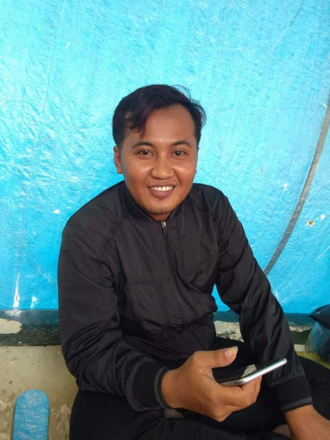 
Jihadudin Ansori Ketua relawan sungai Kabupaten Sampang