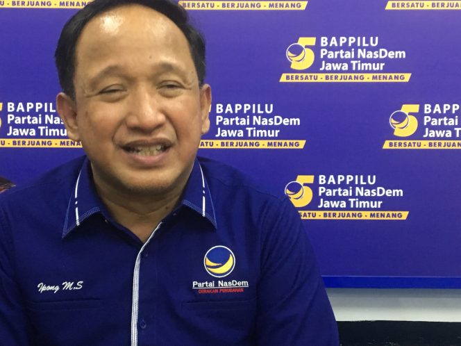 
Ketua Badan Pemenangan Pemilu (Bappilu) Partai Nasdem Jatim, Ipong Muchlissoni