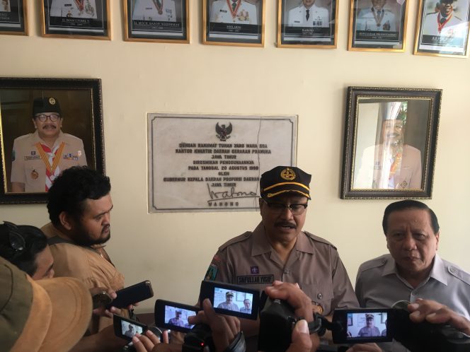 
Ketua Gerakan Pramuka Kwartir Daerah (Kwarda) Jawa Timur Saifullah Yusuf
