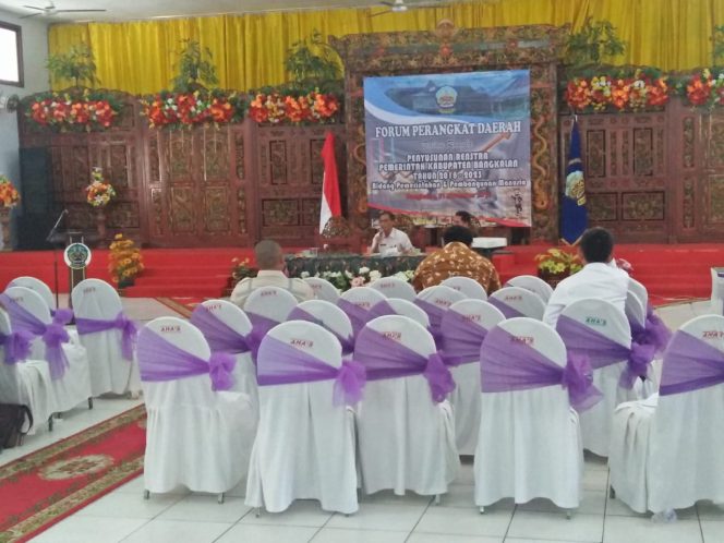 
Suasana acara penyusunan Rencana Strategis (Renstra) pemerintah Kabupaten Bangkalan 2018-2023,