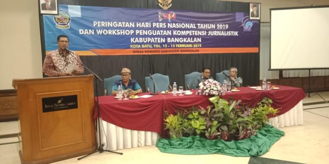 
Peringati HPN 2019, Pemkab Bangkalan Gelar Workshop Penguatan Kompetisi Jurnalistik Bagi Wartawan
