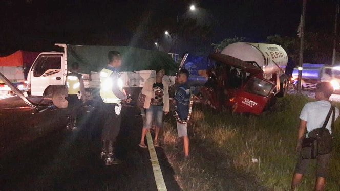 
Alami Kecelakaan di Akses Suramadu, Truk Dan Trailer Rusak Parah