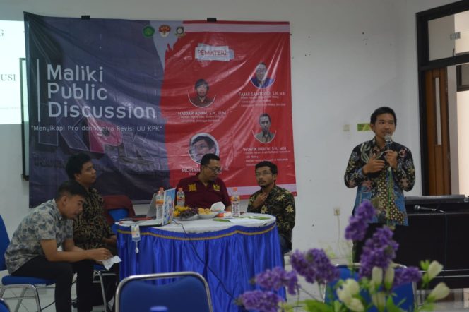 
DEMA UIN Malang Mendukung Judicial Review UU KPK