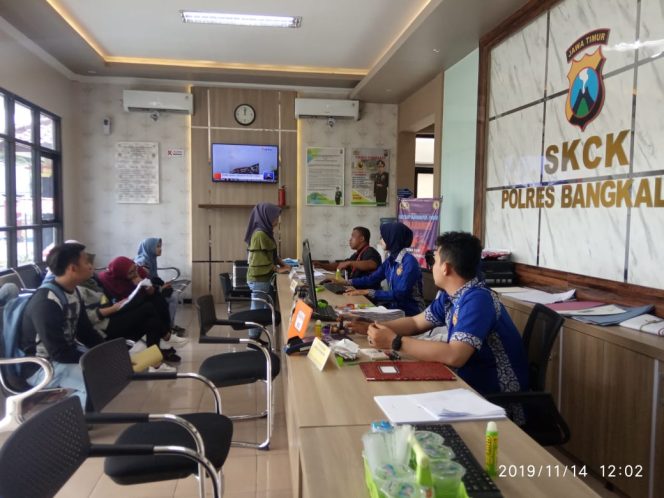 
Pendaftaran CPNS, Pemohon SKCK di Polres Bangkalan Naik Tiga Kali Lipat