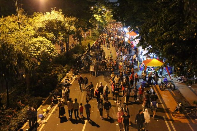 
Malam Pergantian Tahun, Surabaya Tiadakan Car Free Night