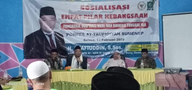 
Sosialisasi 4 Pilar Kebangsaan, Syafiuddin Asmoro Ajak Masyarakat Jaga Nilai-Nilai Toleransi