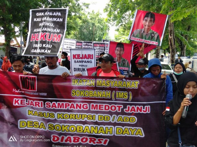 
Laporan Dugaan Korupsi Dana Desa Sokobanah Daya Mandeg, MDW Tuntut Kajari Sampang Mundur