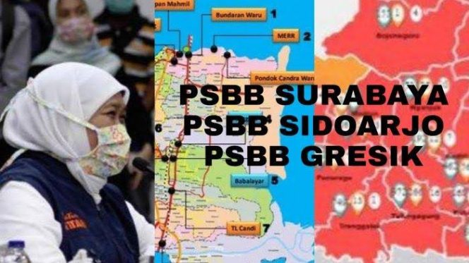 
Hari ke-7 PSBB di Surabaya Raya Belum Berdampak Signifikan