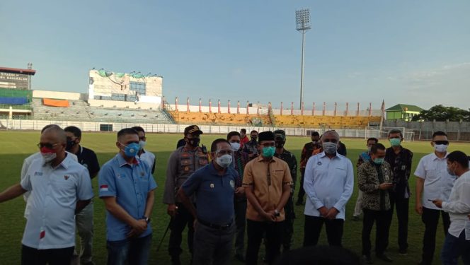 
Persiapan Piala Dunia U-20, Menpora Survei Stadion Gelora Bangkalan