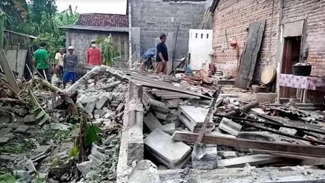 
Pemerintah Pusat Bantu Rp50 hingga Rp10 Juta Untuk Rumah Rusak Akibat Gempa di Jatim
