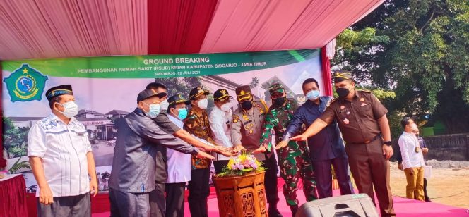 
Akhirnya RSUD Sidoarjo Barat Dibangun, Target Akhir Tahun Selesai