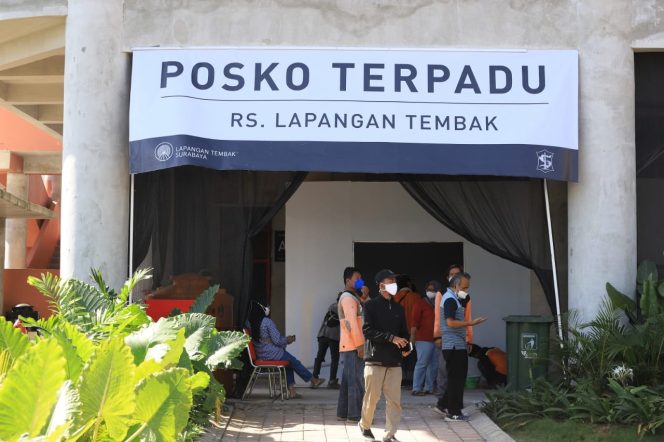 
Ratusan Pasien Covid-19 Mulai Dirawat di RS Lapangan Tembak Surabaya
