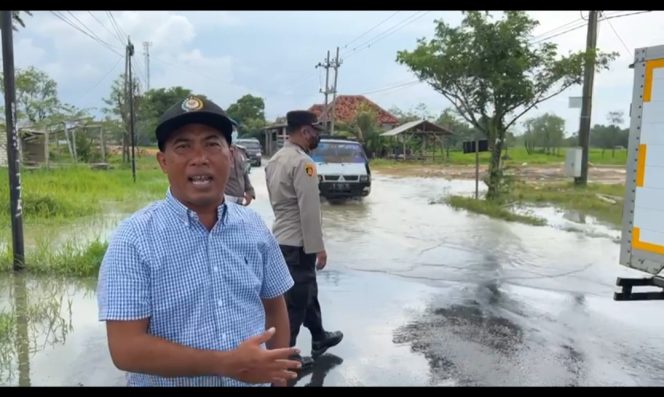 
Sering Banjir, Kades Minta Akses Jalan Nasional Dibangun Drainase