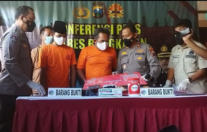 
Awal Tahun Polres Bangkalan Panen Budak Sabu