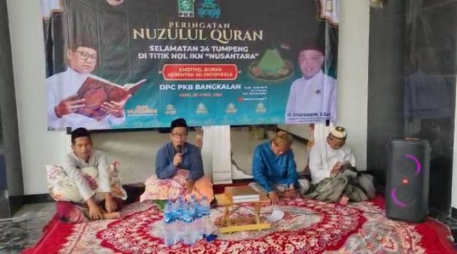 
Peringatan Nuzulul Qur’an, DPC PKB Bangkalan Gelar Khotmil Qur’an dan Selamatan 24 Tumpeng Serentak Se Indonesia