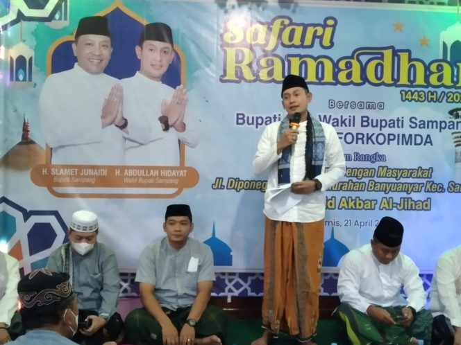 
Safari Ramadhan, Aba Ab Akan Melakukan Penambahan Kouta Penerima Bantuan Guru Ngaji