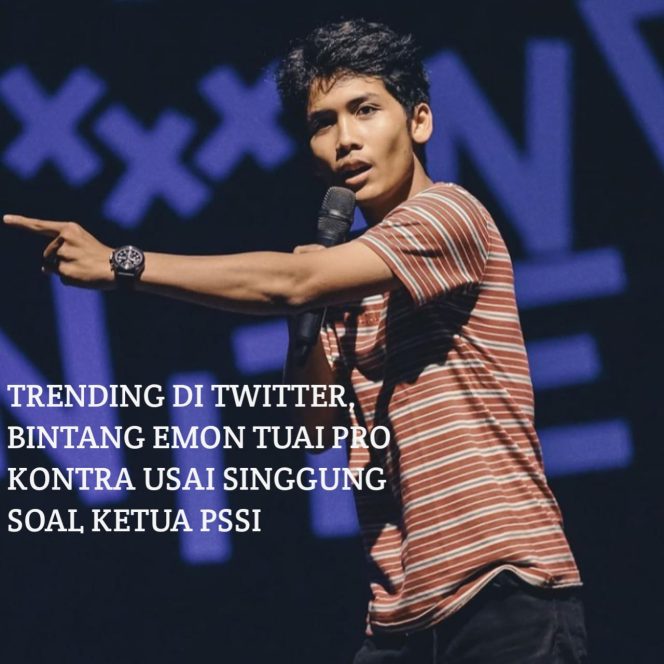 
Singgung Ketua PSSI Saat Tampil di Stand Up Comedy, Bintang Emon Jadi Trending di Twitter