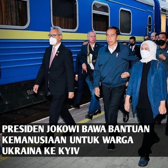 
Misi Perdamaian, Presiden Jokowi Kunjungi Ukraina