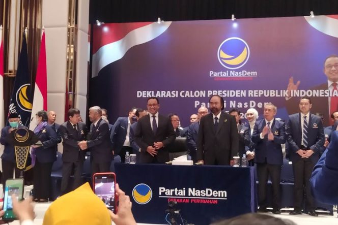 
Partai Nasdem Resmi Umumkan Anies Baswedan Jadi Capres 2024