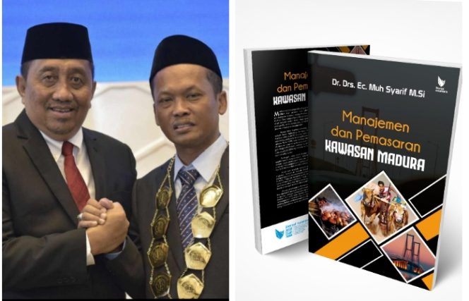 
Mengakhiri Masa Jabatannya Sebagai Rektor UTM Dua Periode,   Moh Syarif Launching Buku Tentang Madura