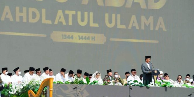 
Hadir di Resepsi Satu Abad NU, Jokowi: NU Bakal Semakin Kokoh