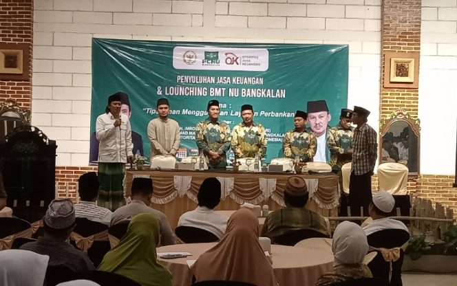 
Kerjasama dengan OJK, PCNU Bangkalan Launching BMTNU Bangkalan