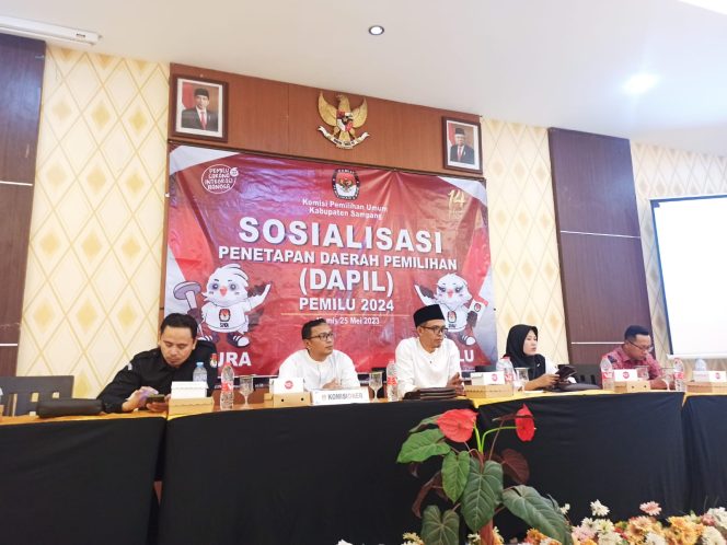 
KPU Sampang Sosialisasi Penetapan Dapil Pemilu 2024