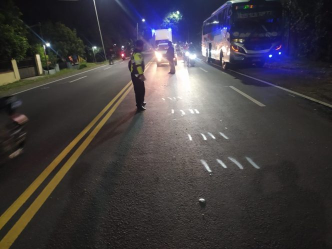 
Seorang Pengadara Motor Diserempet Bus PO Sugeng Rahayu