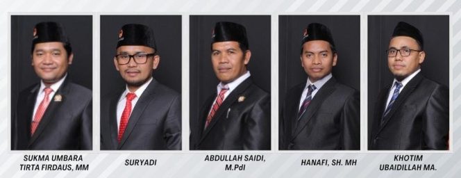 
5 Komisioner Bawaslu Pamekasan Purna Jabatan