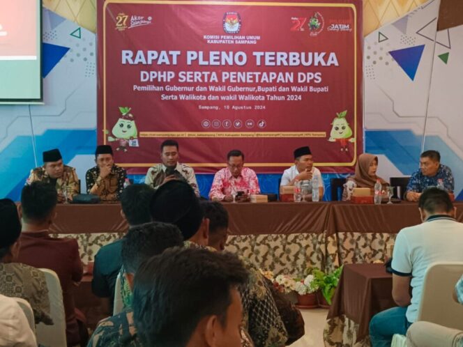 
KPU Sampang Tetapkan DPS Pilkada 2024 Sebanyak 737.682