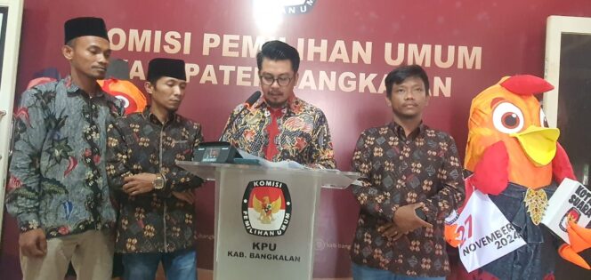 
KPU Bangkalan Tetapkan Dua Paslon di Pilkada Bangkalan 2024